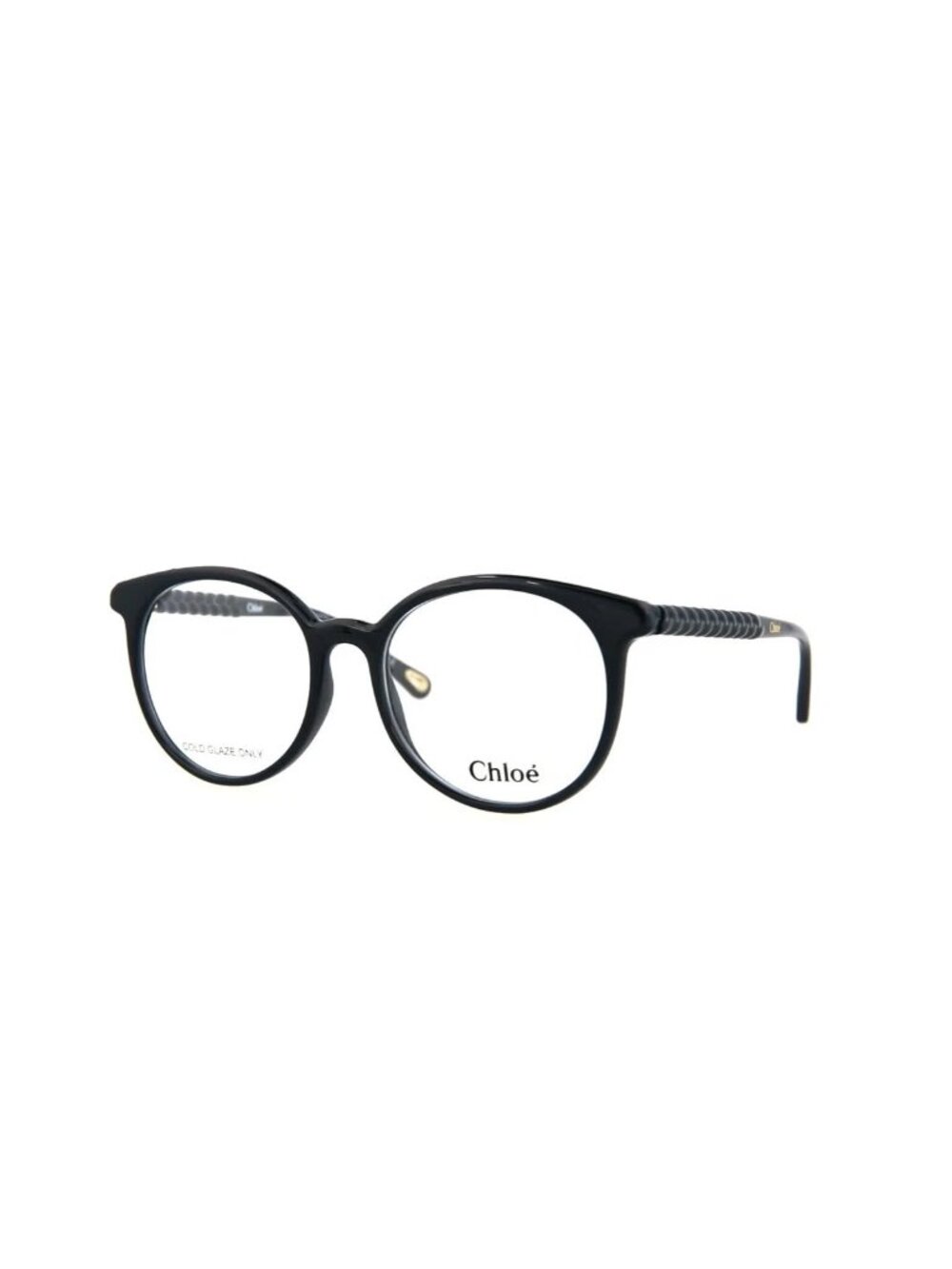 New Chloé Women's Eyeglasses Round Oval Bio Injection Frame Blue Blue